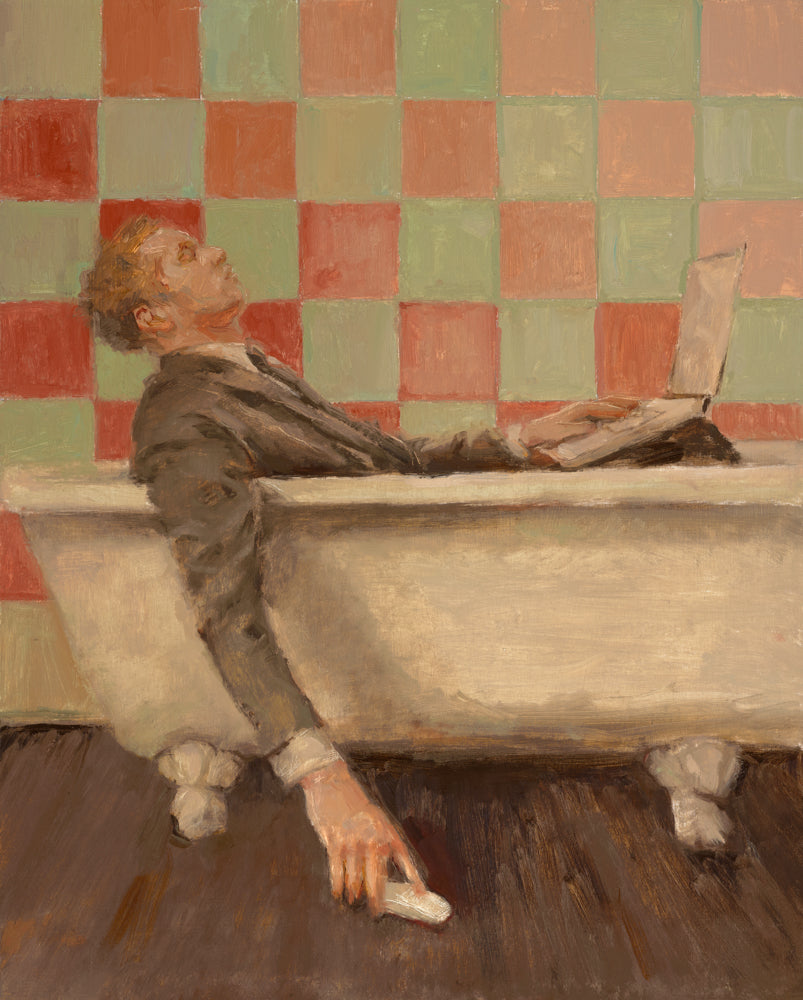 Working From Home (Original Artwork)