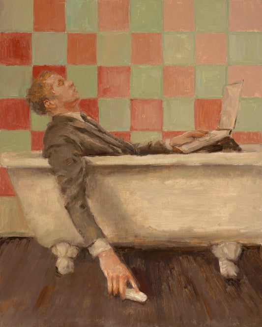 Working From Home (Original Artwork)