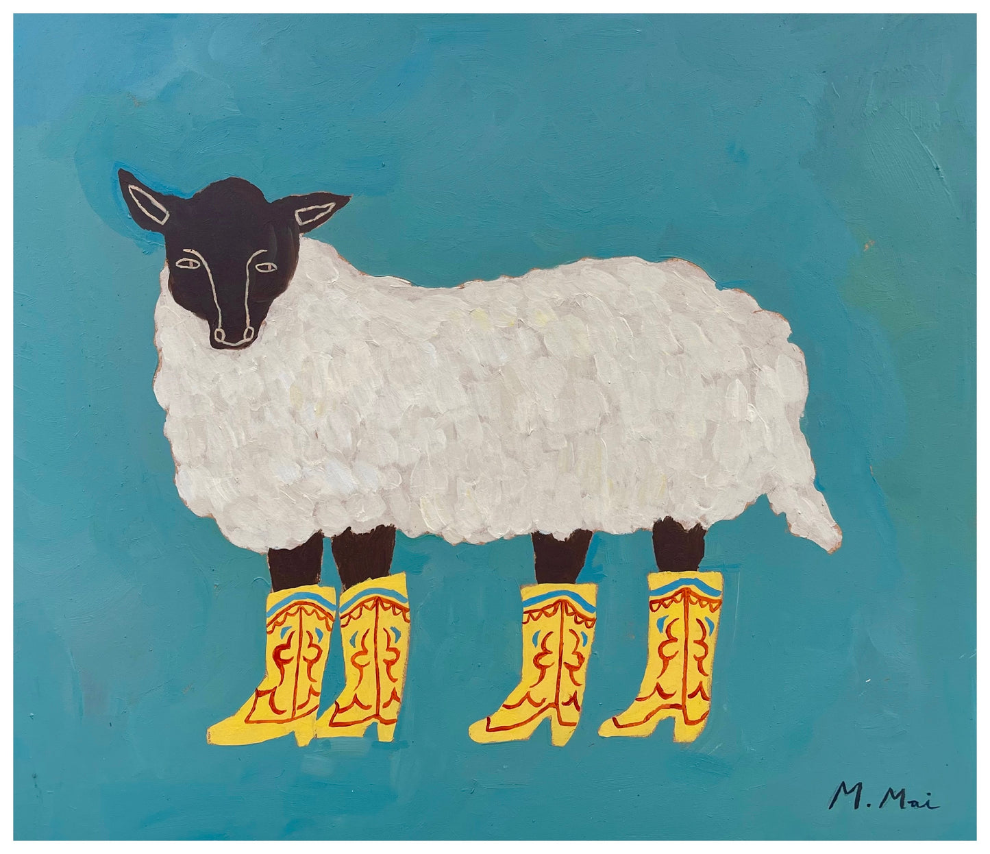 Sheep in Boots (Original Artwork)