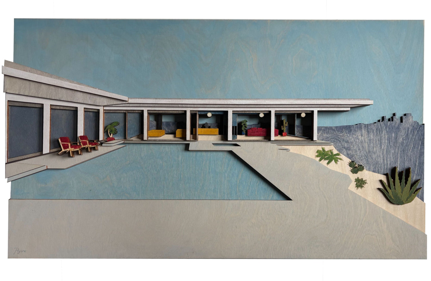 Stahl House (Original Artwork)