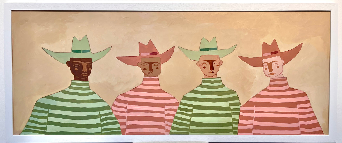 The 4 Cowboys (Original Artwork)