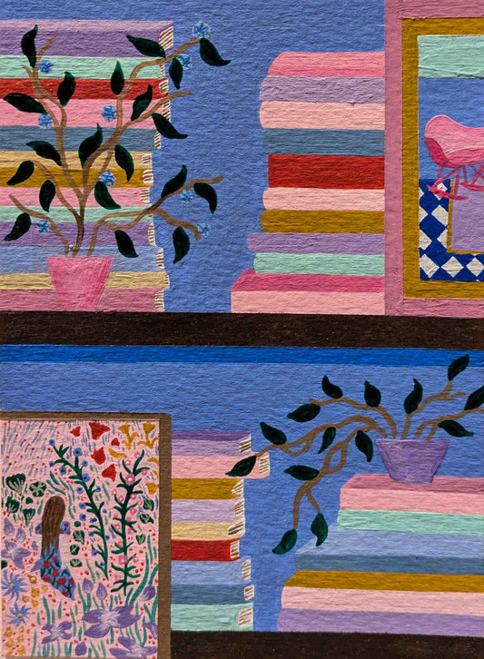 The Library (Original Artwork)