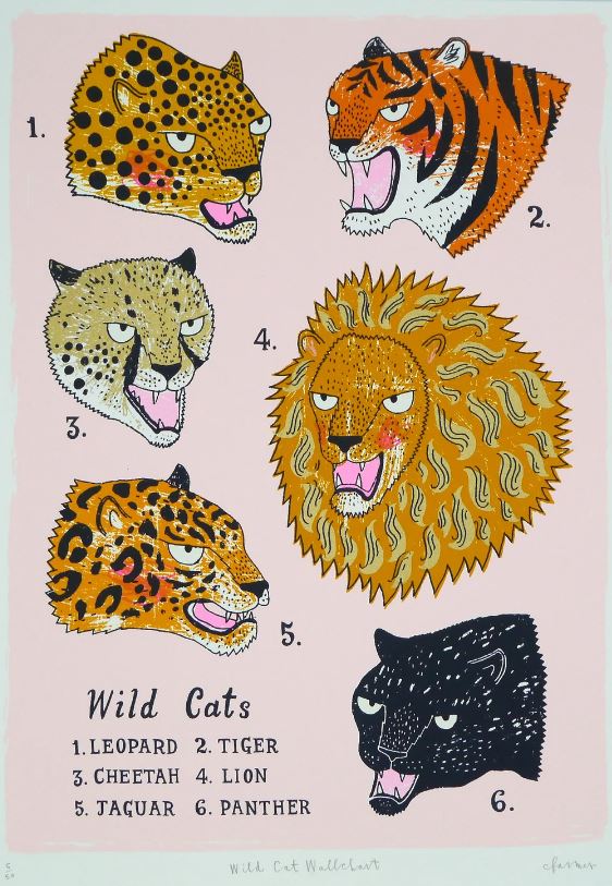 Wild Cat Wallchart