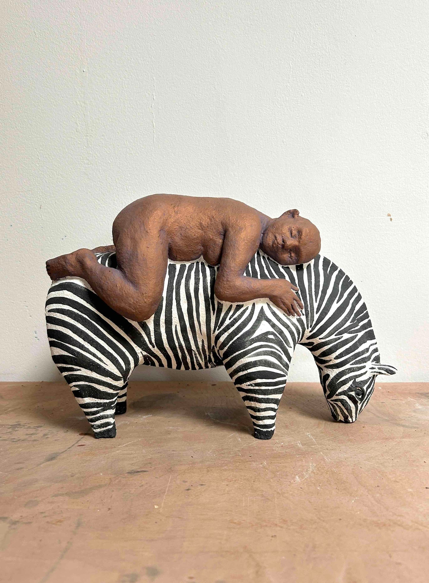 Zebra Rider (Sculpture)