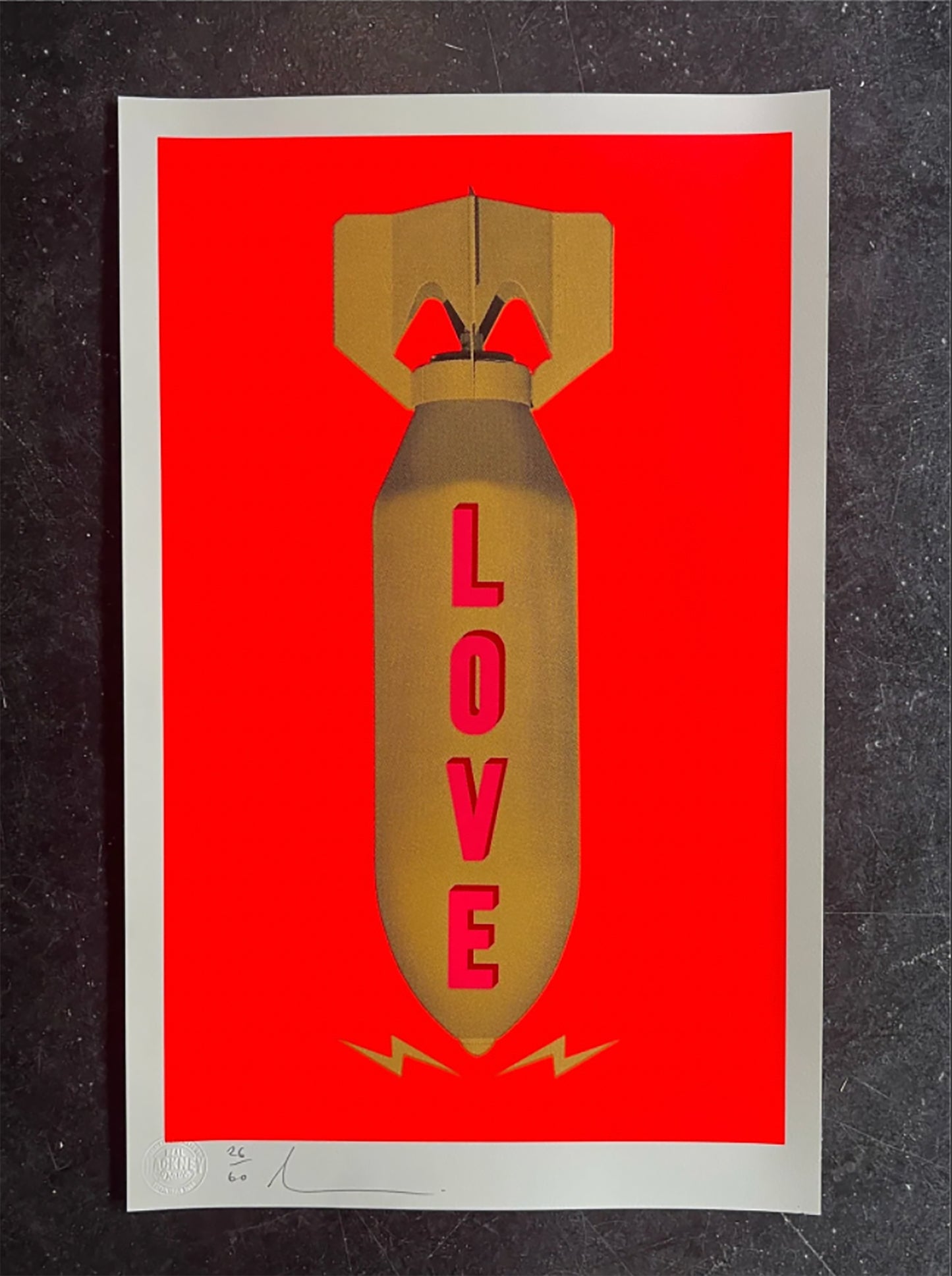 Love Bomb (red/gold)
