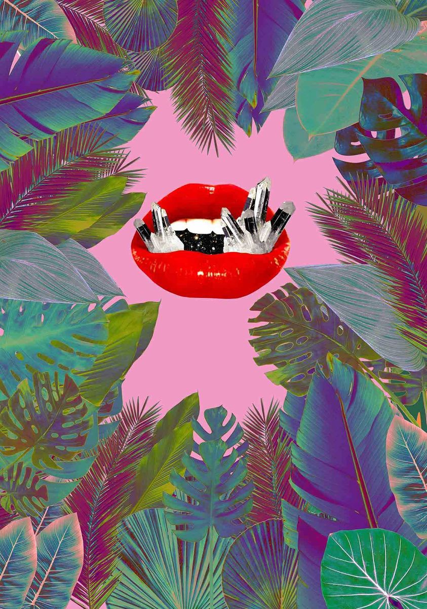 Red Lips and Palm Trees